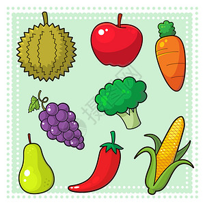 自然产品水果和蔬菜的图像EP图片