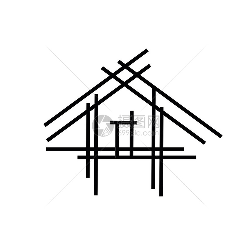 房地产房子标志图片