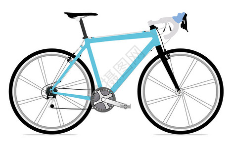 单自行车插图标图片