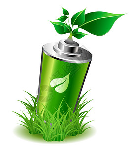 草叶生态绿色电池图片