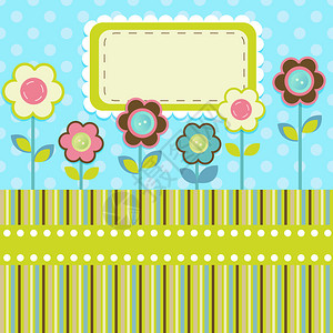 矢量花卉背景设计图片