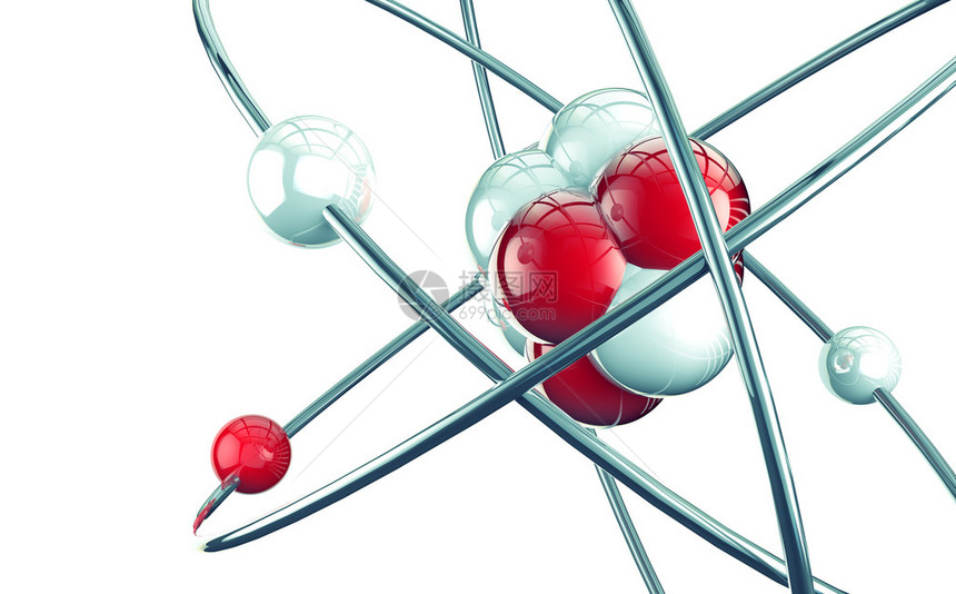3d原子或分子现代设计图片