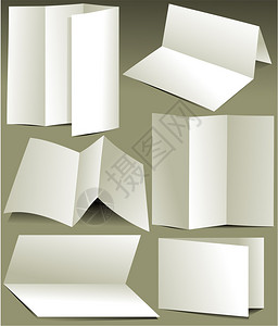 空白的色文件夹模板背景图片