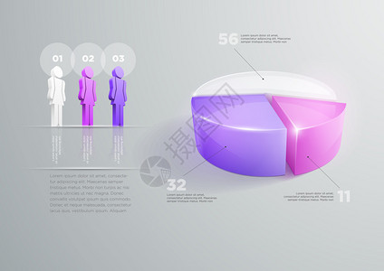 矢量派图表信息图片