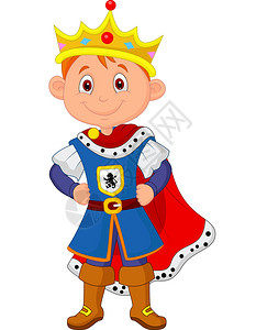 洛茨穿着国王服插画