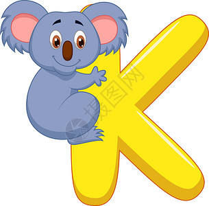 用koala卡通画用字母图片