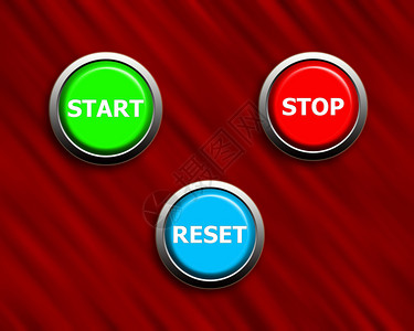 急停按钮在黑色和红色纹理上开始停插画