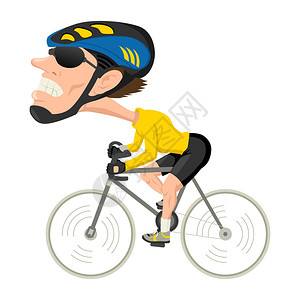 一名自行车运动员图片
