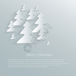 矢量圣诞树纸3d天空图片