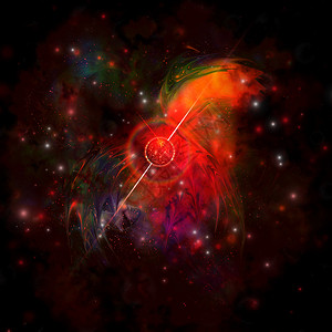 脉冲沙是一颗大型旋转中子恒星释放出图片