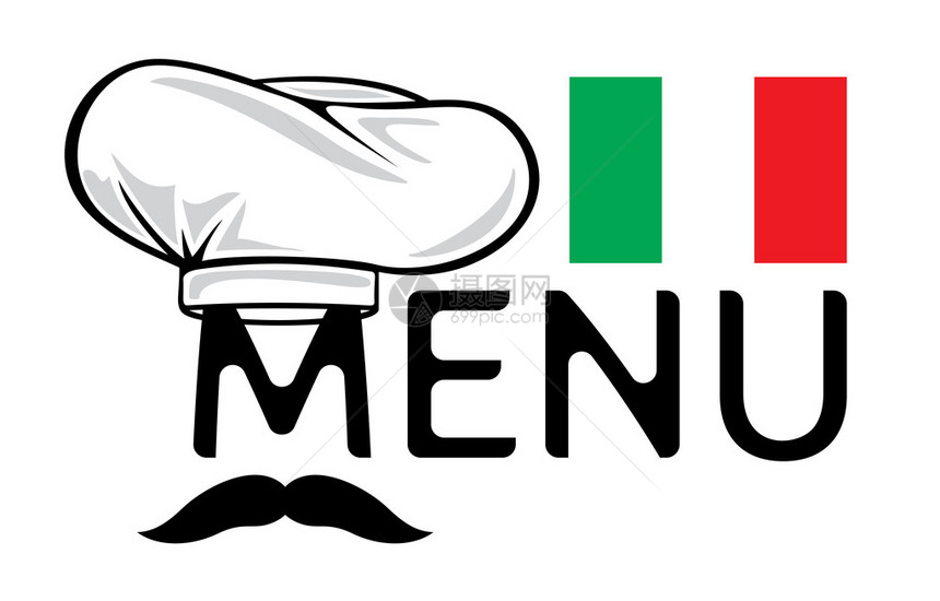 意大利菜单设计图片