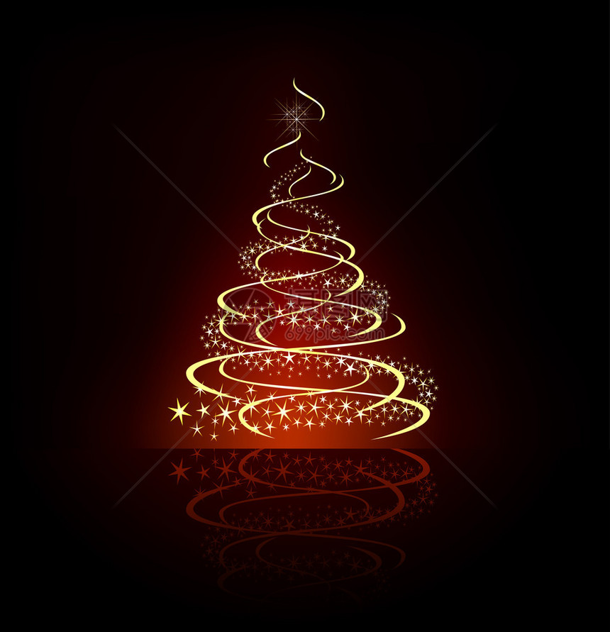 圣诞快乐圣诞树欢迎单独图层上的图片