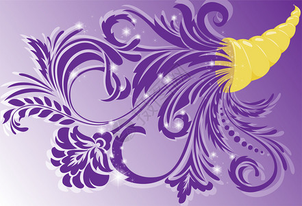 金丰收紫色花饰图片