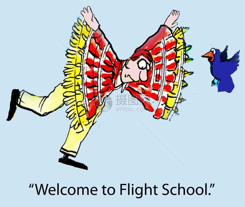 欢迎来到飞行学校图片