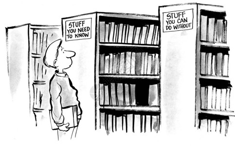 卡通插图书馆的人背景图片
