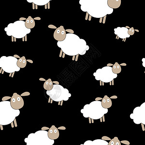 抽象的羔羊天衣无缝模式图片