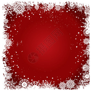 圣诞节背景带有雪花设计背景图片