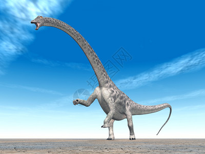 计算机与恐龙Diplodocus生成了图片