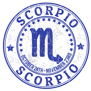 Scorpiozodiac星体表状图章背景图片