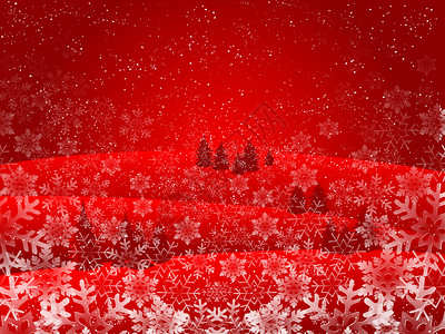 圣诞雪背景图片