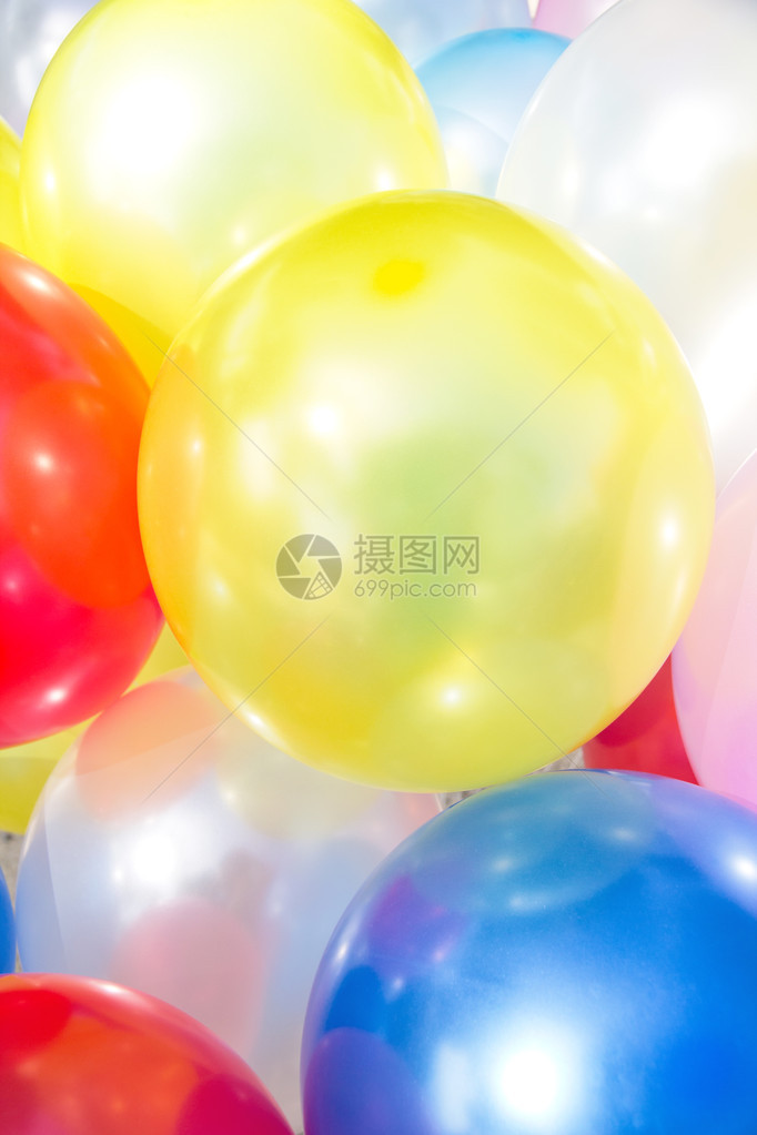 五彩气球背景图片
