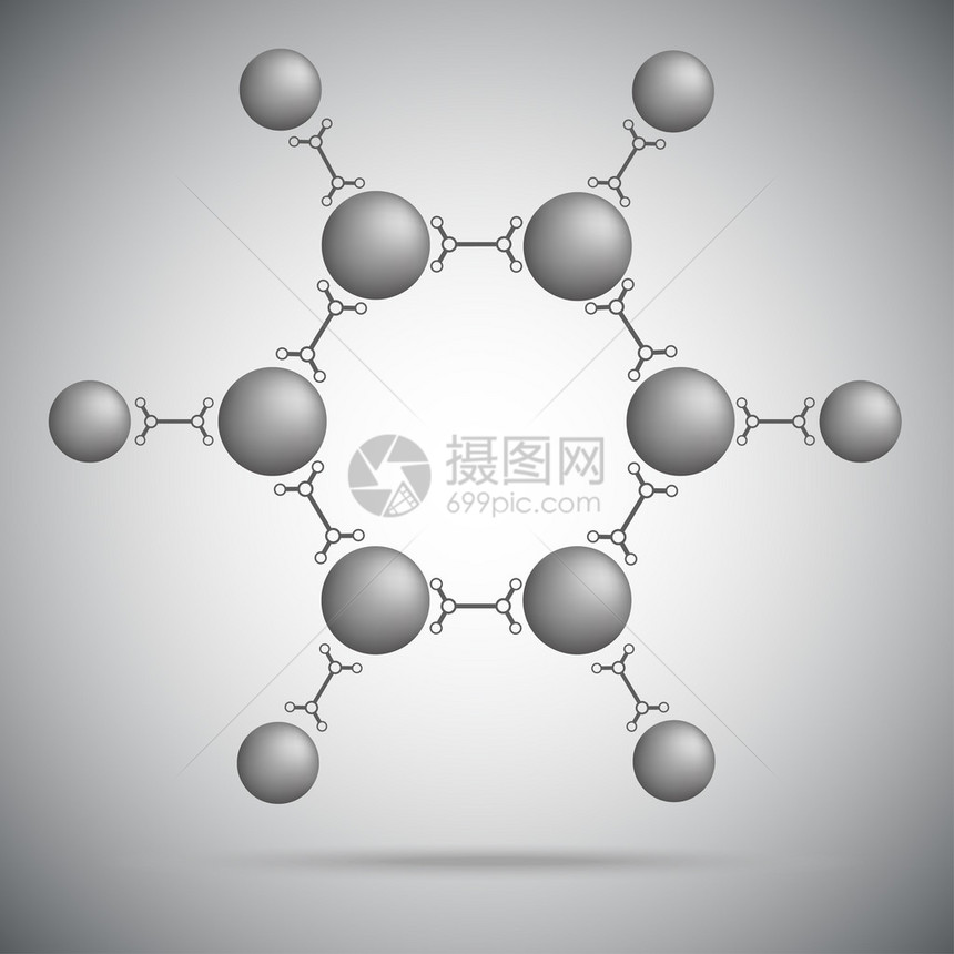 12个空域的通信灰色颜链图片