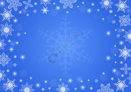 焕颜霜以蓝色和白色颜显示雪插画