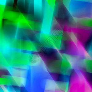紫蓝色和绿色彩插图中抽象的几何亮度多图片