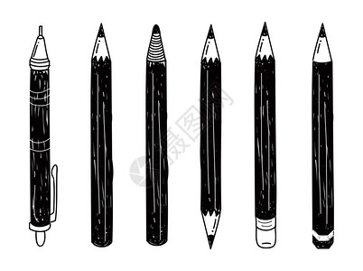 一套铅笔涂鸦图片
