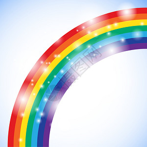 彩虹插图为您商业背景图片