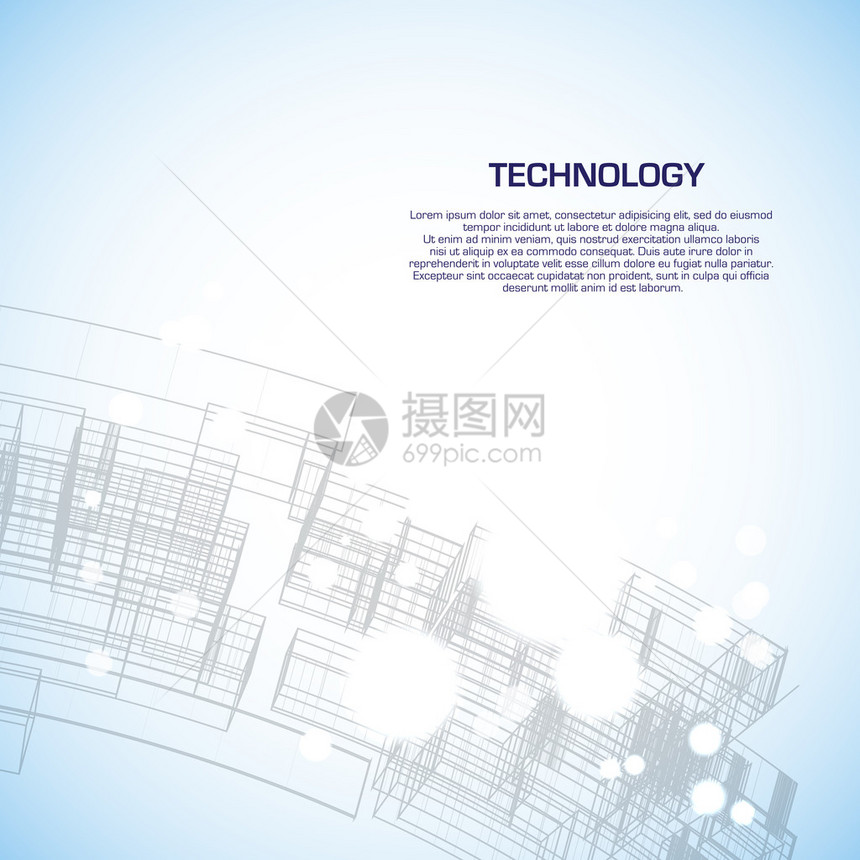 带有您商业信息空间图片