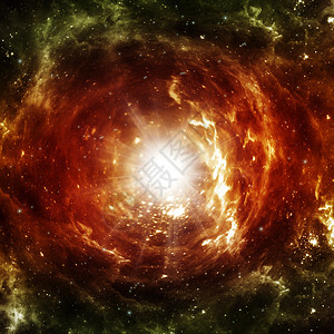 黑洞在遥远的宇宙中闪耀图片