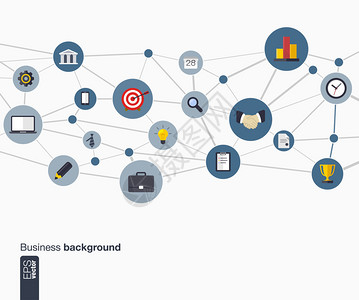 商业通信营销研究战略任务分析和网络设计网络概念高清图片