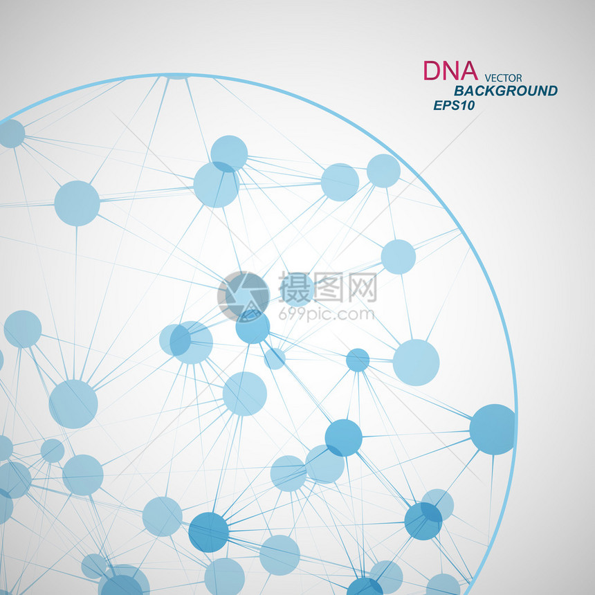 矢量DNA背景图片