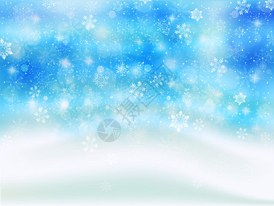 圣诞雪背景背景图片