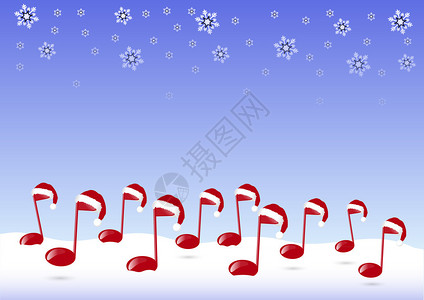 圣诞音乐背景图片