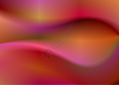 红色抽象波浪背景图片