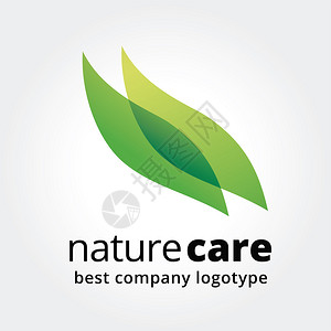 关键思想是商业自然关心新鲜绿色彩色公司身份图片
