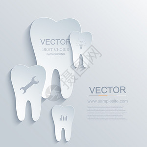病媒现代牙齿人口统计背景医药元件设计图片