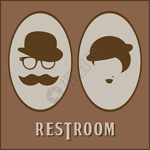 男女洗手间符号图图片