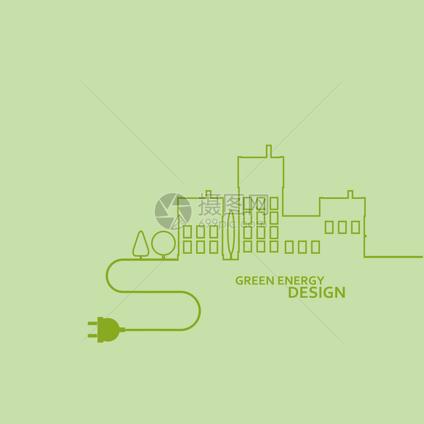 概念电路城市矢量平面设计图片