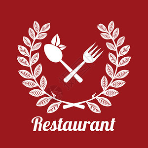 餐厅菜单设计矢量图图片