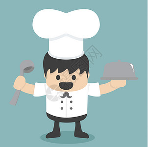 厨师插画卡通图片