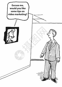 社交媒体和视频营销图片