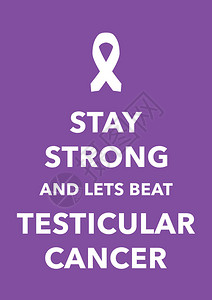 睾丸癌海报背景图片
