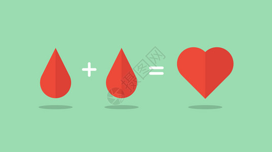 献血拯救生命矢量图图片