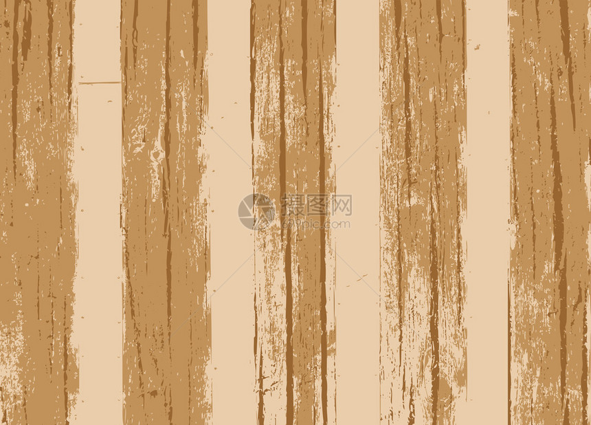 摘要GrungeRtro条形木质理事会表面纹理矢量图片