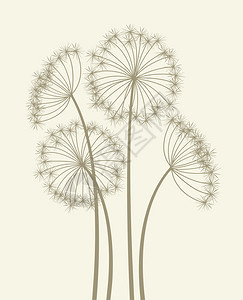 矢量花卉背景与文本的地方背景图片