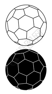 足球图标矢量背景图片