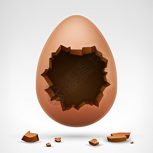 蛋壳碎裂背景图片